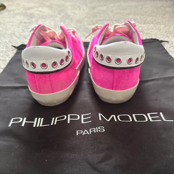 Philippe Model PRSX Tennis Women Sneakers Fuschia size 36 brand new - Picture 3 of 9